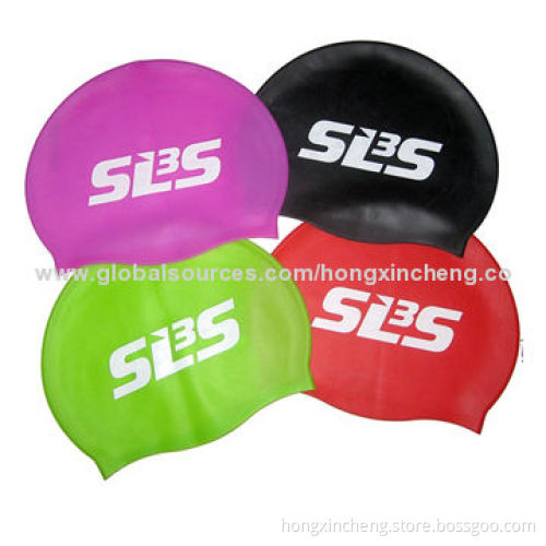 Silicone Swimming Caps with Your Logo, OEM and DEM Orders Available
